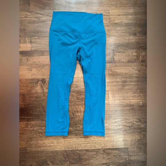 Lululemon Align Crop *21" in Tonic Teal - Picture 2 of 3